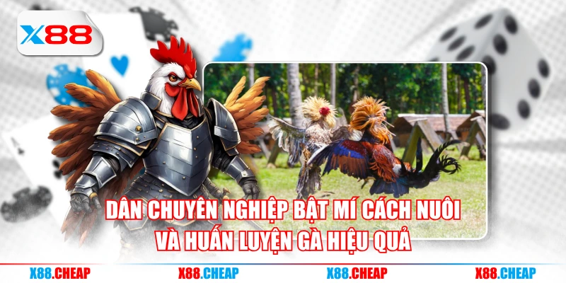 Dân chuyên nghiệp bật mí cách nuôi và huấn luyện gà hiệu quả